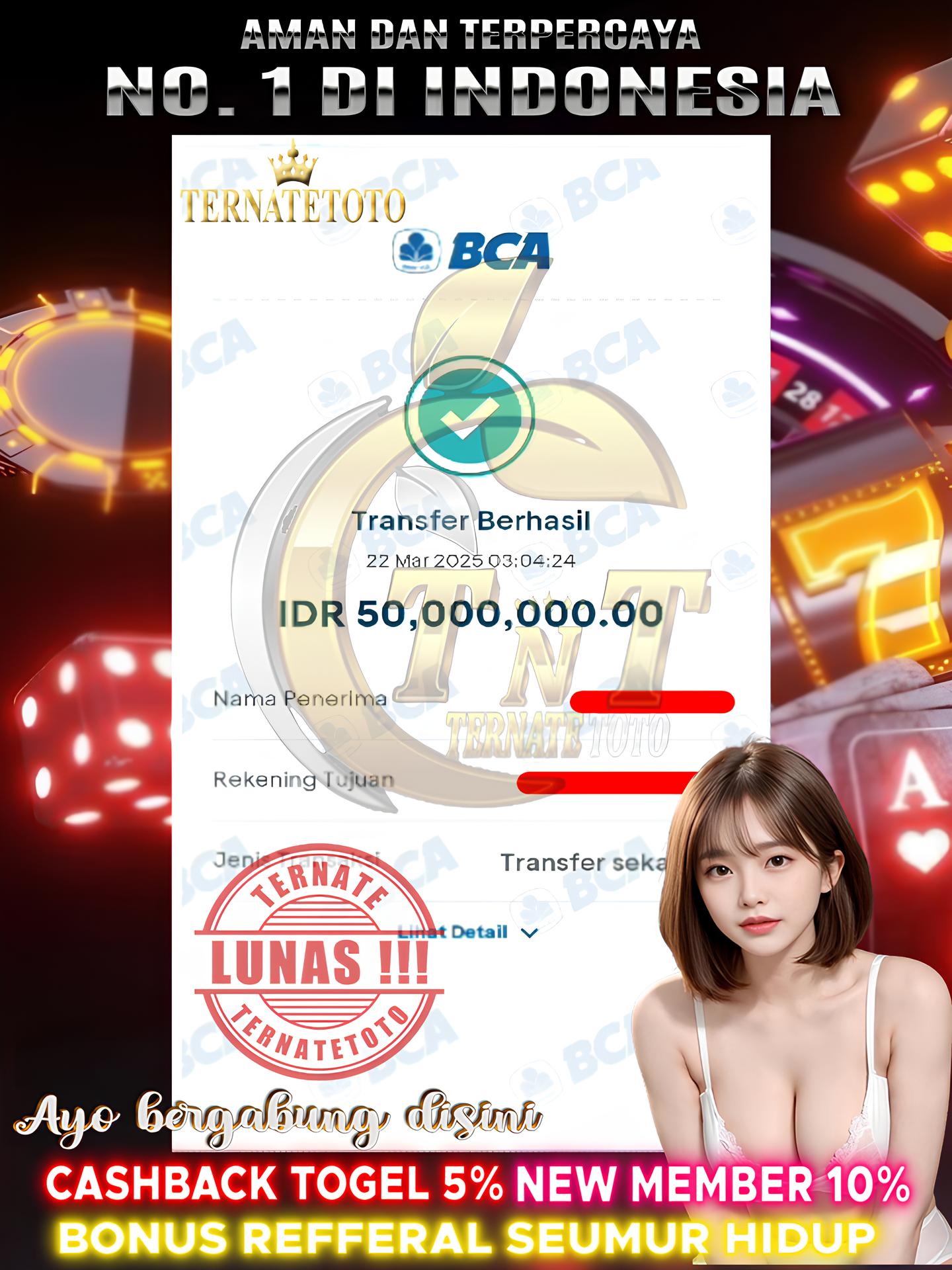 TERNATETOTO - JACKPOT SLOT  DRAGON HATCH 2 Rp. 50,000,000,-
